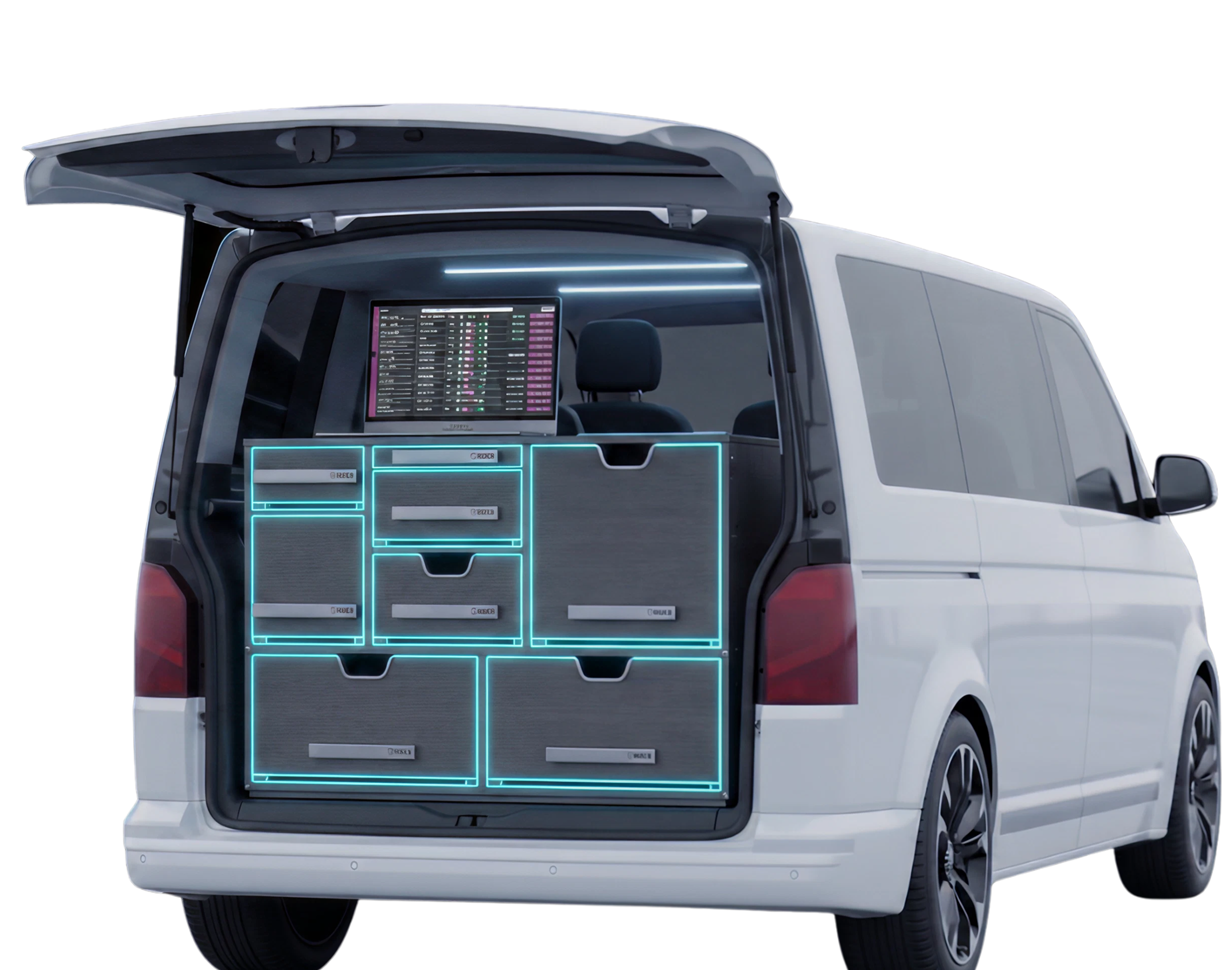 Mobile Praxis im Transporter